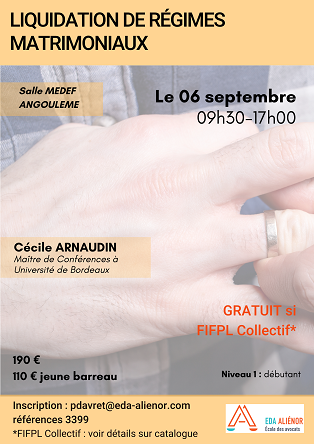 Formation 3399 - 06/09/2024 - ANGOULEME