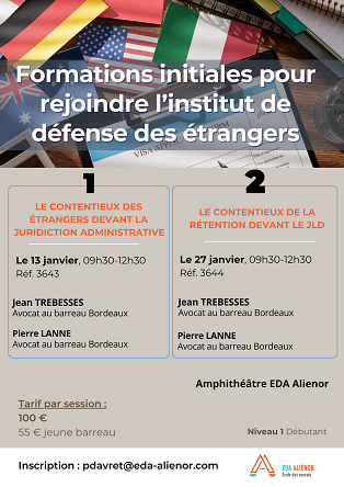 Formations initiales pour rejoindre IDE BORDEAUX- 13 et 27/01/2025